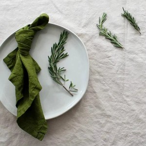 Serviettes en coton imprimées vertes, forme carrée, faites à la main, écologiques, logo personnalisé, décoration de table, usage domestique, lavables en machine, 10 pièces - Product Image 3
