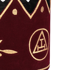 <b>King</b> Royal Arch Chapter Custom Material & Color Adjustable Belt Low MOQ OEM Service Masonic Regalia Hats - Product Image 4