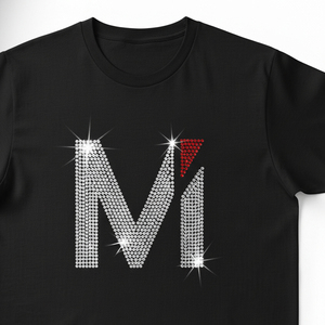 Wholesale High Quality <b>Rhinestone</b> Shirt Men Graphic Oversized Streetwear Bling Diamond T-shirt Custom Logo Plus Size <b>Top</b> - Product Image 5