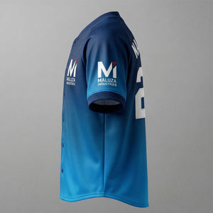 Maillot de baseball entièrement sublimé personnalisé, durable, léger, respirant, en maille, entièrement boutonné, vêtements de sport, directement de l'usine - Product Image 4