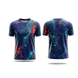 Camiseta Casual de Manga Corta, 100% Poliéster Tejido, 180g, Sublimación, Cuello Redondo |   Se Aceptan Diseños Personalizados |   WOLSON Ecológico - Product Image 1