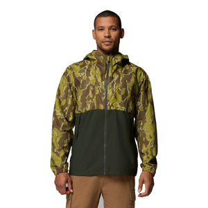 เสื้อแจ็คเก็ตผู้ชายลายพรางแบบมีฮู้ด ผ้า softshell กันน้ำ ซิปหน้า สวมใส่กลางแจ้ง ทรงปกติ ขายส่ง - Product Image 1