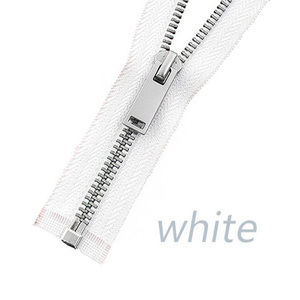Fermeture éclair métallique robuste à glissière automatique avec curseur de qualité supérieure pour vêtements, vestes, sacs et articles vestimentaires - Product Image 5