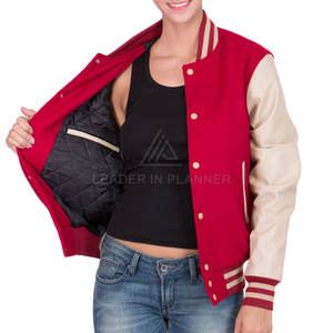Chaqueta Letterman 2026 OEM de Diseño Nuevo y Personalizado, Chaqueta Letterman de Diseño Único y Calidad Superior para Mujer - Product Image 2