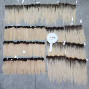 Cabello Virgen Vietnamita GUGU Liso Extremo Rubio, Doble Trama a Máquina, Súper Doble Trama, 100% Humano, Sin Enredos, Larga Duración - Product Image 4