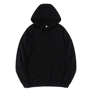 Sudadera con Capucha Negra para Mujer, Sudadera con Bolsillo Canguro, Manga Larga, Informal, para Otoño - Product Image 1