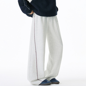 ODM Services High Quality Lightweight Casual <b>Men</b> <b>Baggy</b> <b>Trousers</b> 100% Cotton Breathable Eco-Friendly Custom Design for Adult - Product Image 3