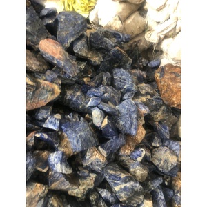 Piedras preciosas de sodalita semipreciosas al por mayor, piedras crudas de minas talladas para la fabricación de joyas de lapislázuli Feng Shui - Product Image 4