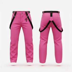 Pantalones de Esquí para Hombre, 100% Poliéster, Teñido Liso, Impermeables 10,000mm, Aislamiento de Forro Polar, Cierre de Gancho y Bucle, Personalizados RIVIAN - Product Image 1