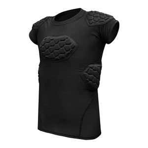 Camiseta Deportiva de Compresión Acolchada para Hombre, Manga Corta, para Entrenamiento - Product Image 4