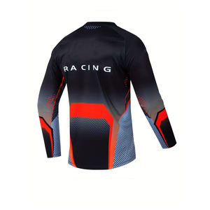 Camiseta de Ciclismo y Motocross Sublimada de Manga Larga al Por Mayor, Camiseta Ligera para Ciclismo de Montaña y Motocross para Adultos - Product Image 2