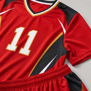 Tenue de football personnalisée par sublimation pour hommes et jeunes, maillot et short de football à séchage rapide, vêtements de sport d'équipe, fabricant OEM - Product Image 5