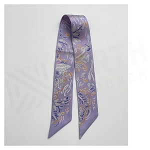 NORTH APPROACH Women's <b>Square</b> <b>Silk</b> <b>Scarf</b> Digital Print Floral Elegant Multi-Functional Outdoor Use Fashion Accessory All Seasons - Product Image 3
