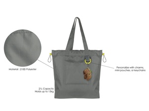Bolsa de transporte plegable, bolsas de compras, diseño de doble uso, ideal para ir de compras, permite la comodidad, bolsas Nilou - Product Image 6