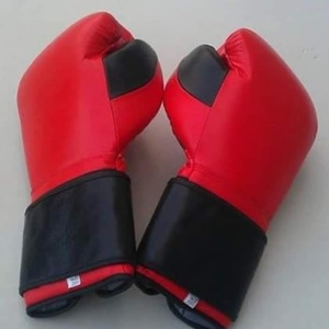 Guantes de Boxeo de Cuero Profesionales con Logotipo Personalizado, Cierre de Gancho y Bucle Impermeable para Entrenamiento de MMA/Kickboxing, Proveedor Mayorista - Product Image 1