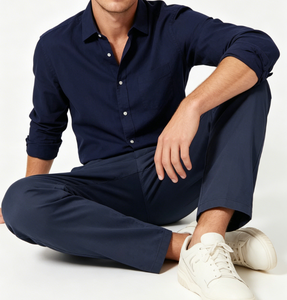 <b>Man</b> Dress Pant Casual <b>Summer</b> Slim <b>Trousers</b> <b>Man</b> Dress Pant Straight Leg Lightweight Breathable Wrinkle Resistant Business Office - Product Image 3