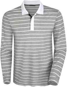 Polo de Golf de Manga Larga para Hombre, Tejido de Punto, Corte Atlético, Secado Rápido, Bordado, Ropa Deportiva Informal - Product Image 1
