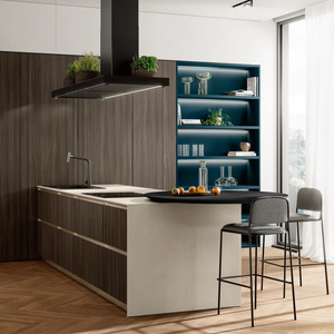 JY Project Custom Modern Luxury MDF Kitchen <b>Cabinets</b> <b>Wall</b>-<b>Mounted</b> Ready-to-Install Full Set with Sink Eco-Friendly Made Vietnam - Product Image 2