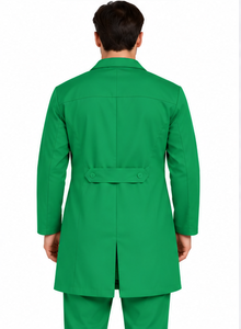 Blouse de laboratoire médicale blanche à manches longues pour hommes et femmes, uniforme de médecin respirant en polycoton pour la pharmacie et la chimie - Product Image 4