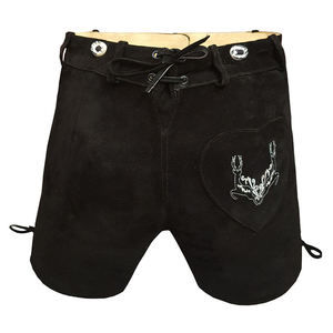 Shorts en cuir bavarois personnalisés pour hommes, style décontracté, anti-plis, origine Pakistan, pour l'Oktoberfest - Product Image 3