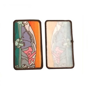 Patch thermocollant en forme de fleur avec décoration de paillettes imprimées, tissu en feutre non tissé écologique - Product Image 3
