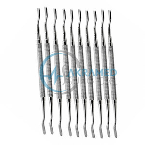 Juego de 10 Limas Dentales Premium de Acero Inoxidable, Tipo Miller de Doble Extremo, para Cirugía Periodontal, Raspado y Suavizado de Hueso - Product Image 4