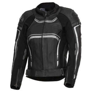 Chaqueta de cuero de moto ajustada superventas nuevo diseño en blanco negro colores piel de vaca invierno adecuado hecho Pakistán - Product Image 1