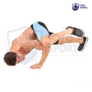 กางเกงขาสั้นออกกำลังกายสำหรับผู้ชายรุ่นใหม่มาแรง ดีไซน์ทันสมัย ระบายอากาศได้ดี เหมาะสำหรับวิ่งและฟิตเนส ประสิทธิภาพสูง มีหลายขนาด - Product Image 4