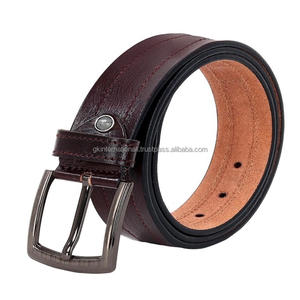 เข็มขัดหนังลำลองสำหรับธุรกิจของผู้ชายเข็มขัดลำลองทำจากหนังแท้แบบสั่งทำ - Product Image 1