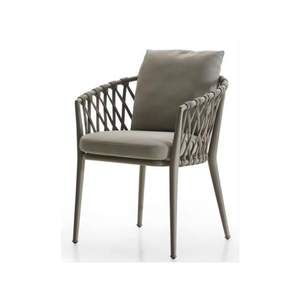 Muebles de aluminio y ratán combinados para proyecto de cafetería y hotel fabricados en Indonesia - Product Image 1