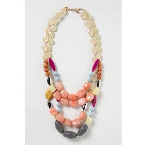 Collar de Cuentas de Resina, Joyería Vintage, Joyería Clásica, Joyería de Piedras Preciosas, Collar de Cuentas de Resina de Alta Calidad, Moda para Mujeres y Niñas - Product Image 1