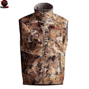 Men Outdoor Softshell <b>Utility</b> <b>Vest</b> High Collar Full Zip Multi Zipper Pocket Hunting Fishing Travel <b>Vest</b> Windproof Hunting <b>vest</b> - Product Image 3