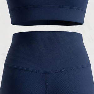 Ensembles de yoga et de fitness pour femmes, tenues de sport deux pièces en spandex et nylon, vêtements de sport sans couture pour femmes, vêtements de sport actifs, ensembles de survêtements - Product Image 5