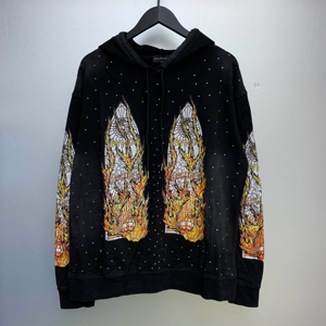 เสื้อสเวตเชิ้ตผู้ชาย คอกลม ปักลาย พิมพ์ลาย แขนยาว สวมหัว สไตล์ลำลอง ผ้าฝ้าย 100% เป็นมิตรกับสิ่งแวดล้อม รุ่นใหม่ ปี 2024 - Product Image 4
