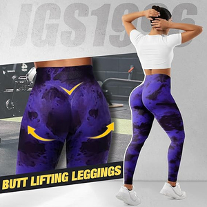 Leggings de sport sans couture pour femmes, taille haute, effet push-up, pour yoga, fitness, course à pied, vêtements de sport - Product Image 4