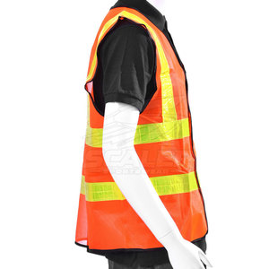 Nouveau gilet de sécurité réfléchissant en polyester imperméable de haute qualité, classe 2 ANSI, pour les travailleurs de la construction et des entrepôts - Product Image 3