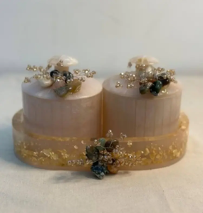 Handmade Eco-Friendly Epoxy Resin Moisture-Proof Dishwasher Safe Dry Fruit Set <b>Storage</b> <b>Jar</b> Lid Decorative Organizer Snacks Candy - Product Image 4