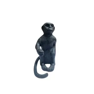 منحوتات قرد جديدة للبيع بالجملة تمثال قرد أسود حديث لديكور المنزل يمكنك وضع شعارك عليه منحوتات رائعة وعصرية