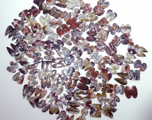 Paire d'agates Crazy Lace naturelles de qualité supérieure, pierres précieuses lâches, formes variées, jeu de couleurs, polies, haute qualité, pour la fabrication de bijoux - Product Image 5