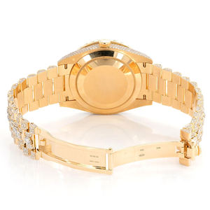 Montre Moissanite Iced Out VVS Diamant Hip Hop Luxe Acier Inoxydable Quartz Lunette Verre Cadran Mode Bracelet 20mm - Product Image 4