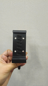 Wall Mounted Large Single <b>Hook</b> For Home Organization Metal Garage <b>Tool</b> Storage Wall Mount Capacity 20kg Loading Black GAPGAR012 - Product Image 4