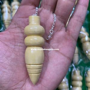 Venta al por mayor de péndulo de cristal en forma de bala hecho a mano herramienta de radiestesia de palisandro para curación energética técnica pulida última colección - Product Image 3