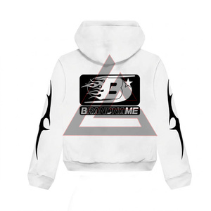 Nouvel Arrivage Ensemble de Survêtement Unisexe Personnalisé Délavé à l'Acide, Style Streetwear Décontracté Vintage, Sweat à Capuche Oversize et Pantalon de Survêtement Ample, 2 Pièces 100% Coton - Product Image 5