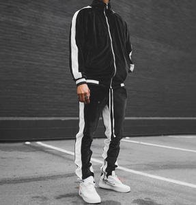 Survêtement de football personnalisé pour hommes, grande taille, respirant, en velours, avec fermeture éclair, pour l'hiver et le printemps - Product Image 5