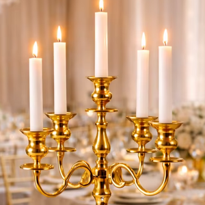 Wedding decoration supplier Wholesale wedding centerpieces Bulk gold <b>candle</b> holders Event décor supplier Wedding decoration - Product Image 5