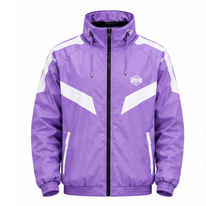 OEM Custom Men's Outdoor Windbreaker <b>Jacket</b> Breathable <b>Lightweight</b> <b>Waterproof</b> <b>Running</b> Hiking Clothing Manufacturer - Product Image 1
