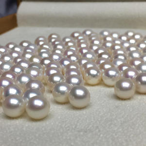 Pendientes de Perlas Sueltas de Agua de Mar, Fabricados a Medida, para Mujer, Oro de 18K, Plata S925, Estilo DIY, Perlas Akoya Japonesas - Product Image 3