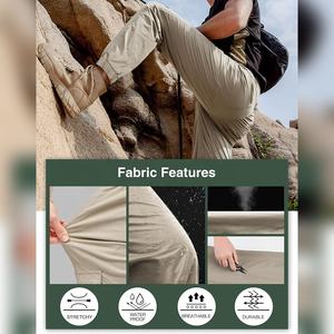 Pantalons cargo classiques Options d'impression et de broderie personnalisées Matériel durable Multi-poches pour les voyages, le travail et le style décontracté - Product Image 4