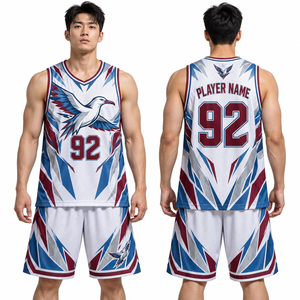 Tenues de basketball junior : Maillots et shorts, vêtements de sport, fournisseur d'uniformes, commandes en gros, noms personnalisés, tenues assorties, designs de clubs - Product Image 4