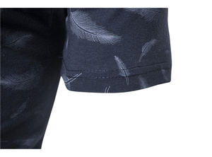 Nueva Camiseta de Verano para Hombre, 100% Algodón, Transpirable, Manga Corta, Corte Regular, Cuello Redondo, Elástica, Poliéster/Algodón, Ropa Casual para Gimnasio - Product Image 2